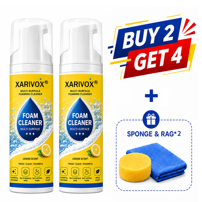 Foam No-Rinse Cleaner — One Foam, More Surfaces for Tough Stains, Sofas, Carpets, Upholstery & Car Interiors