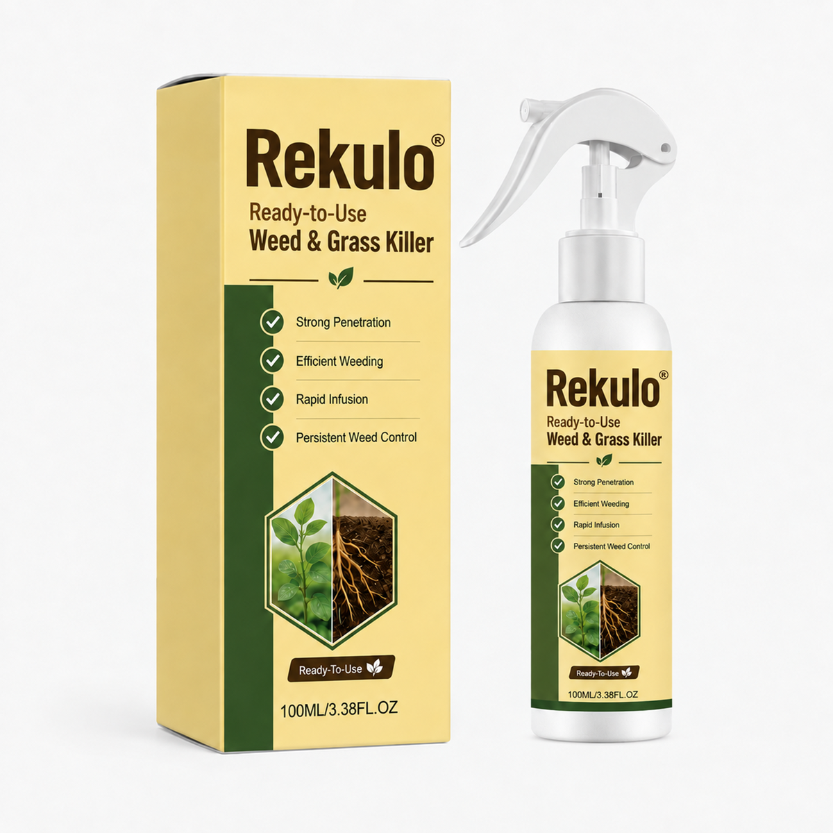 🏆 Official Store | Rekulo® Ready-to-Use Weed & Grass Killer