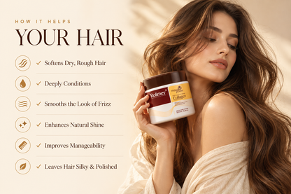 🔥Official Brand Shop |🧴Rolimey® Maca Power Collagen Hair Mask – Deep Repair, Frizz Control & Shine for Dry, Damaged Hair