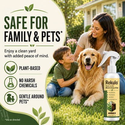 🏆 Official Store | Rekulo® Ready-to-Use Weed & Grass Killer