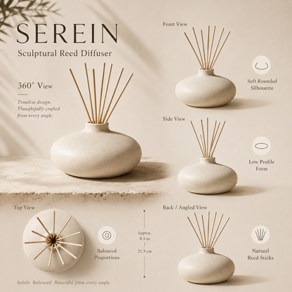 Teravoxa® SEREIN Sculptural Reed Diffuser