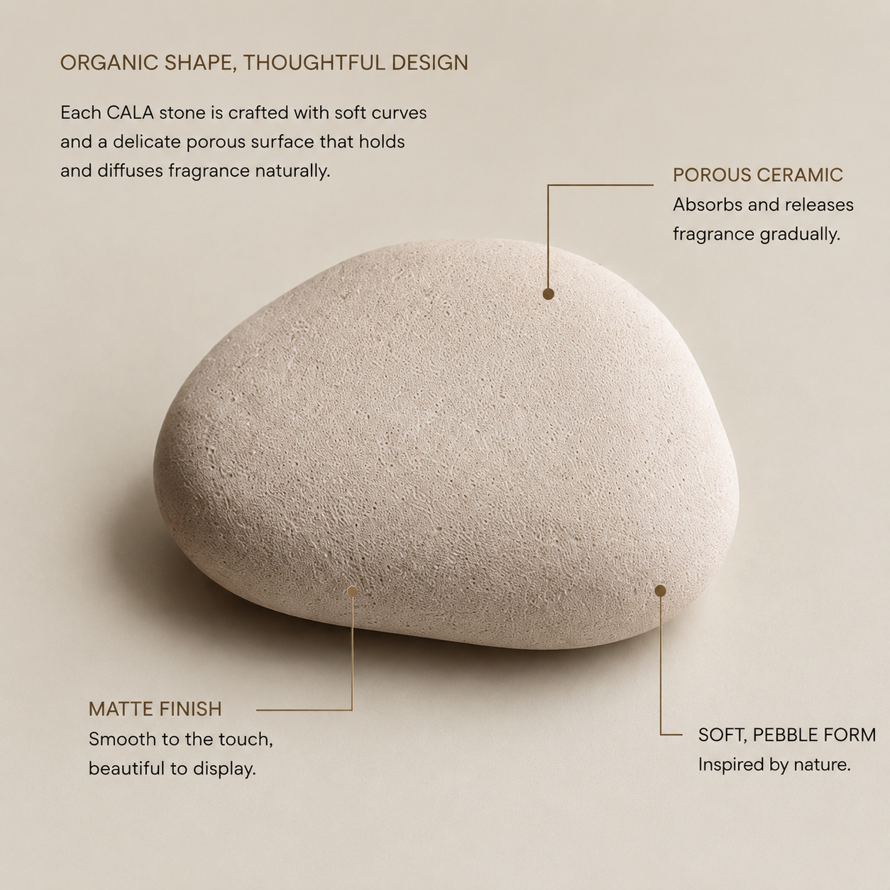 Teravoxa® CALA Ceramic Aroma Stone