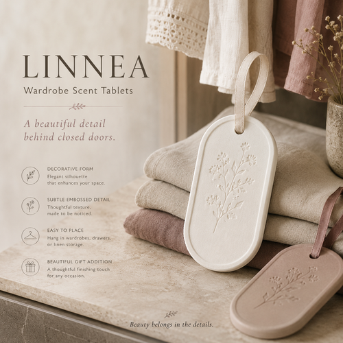 Teravoxa® LINNEA Wardrobe Scent Tablets