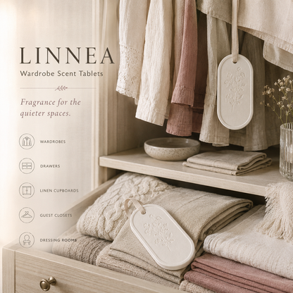 Teravoxa® LINNEA Wardrobe Scent Tablets