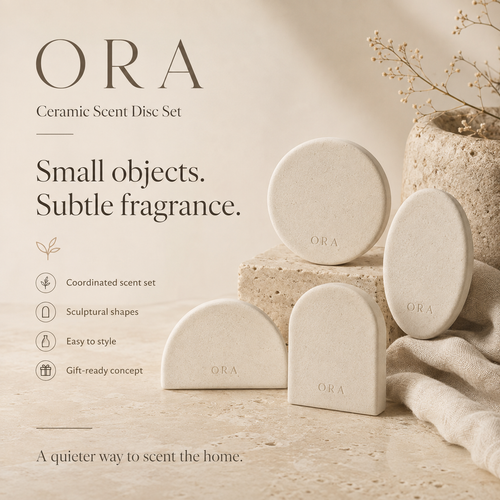 Teravoxa® ORA Ceramic Scent Disc Set