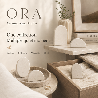 Teravoxa® ORA Ceramic Scent Disc Set