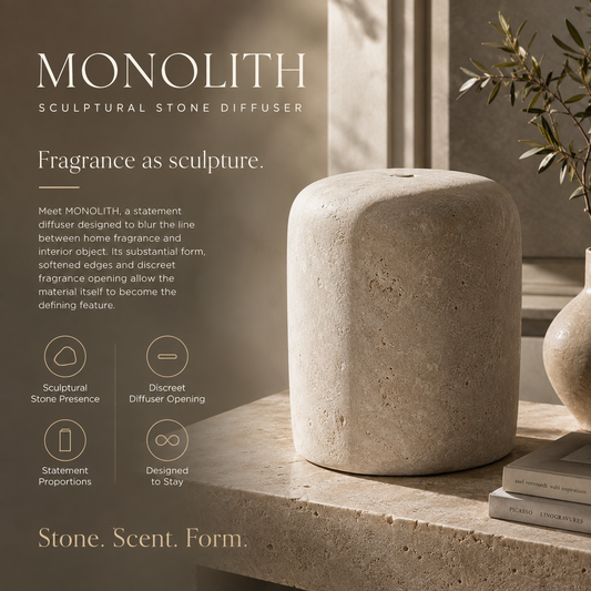Teravoxa® MONOLITH Sculptural Stone Diffuser