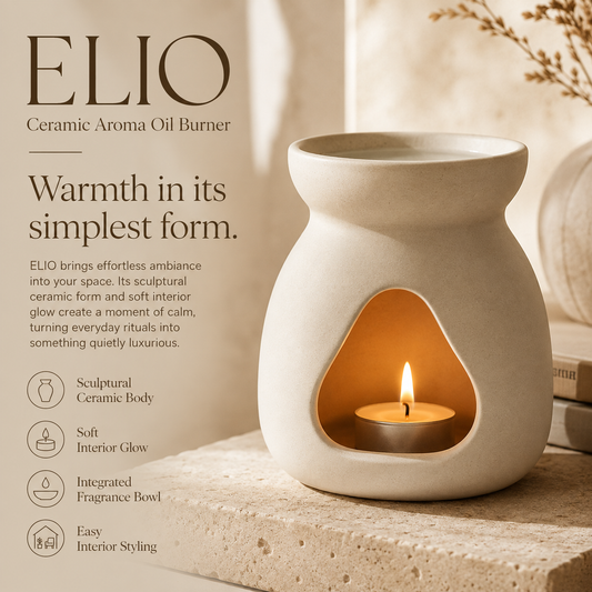 Teravoxa® ELIO Ceramic Aroma Oil Burner