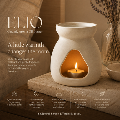 Teravoxa® ELIO Ceramic Aroma Oil Burner