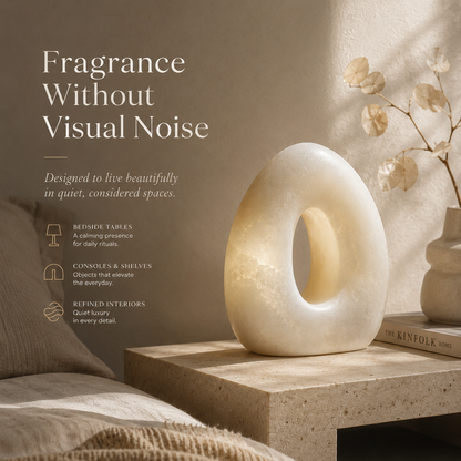 Teravoxa® ALBA Alabaster Aroma Object