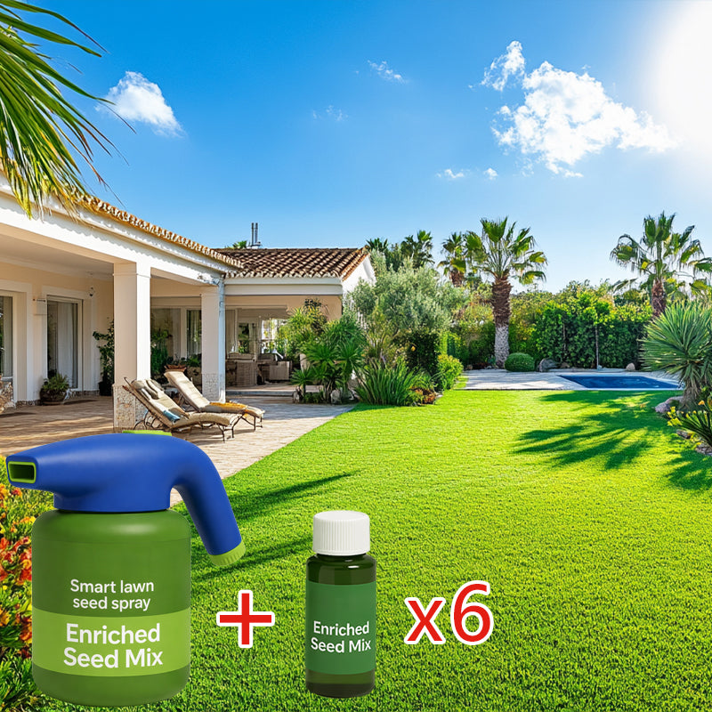 🔥 Official Brand Shop  | 🌱Professional Lawn Repair Smart Seed Spray — Revive Thin, Patchy Grass for a Thicker, Greener Lawn