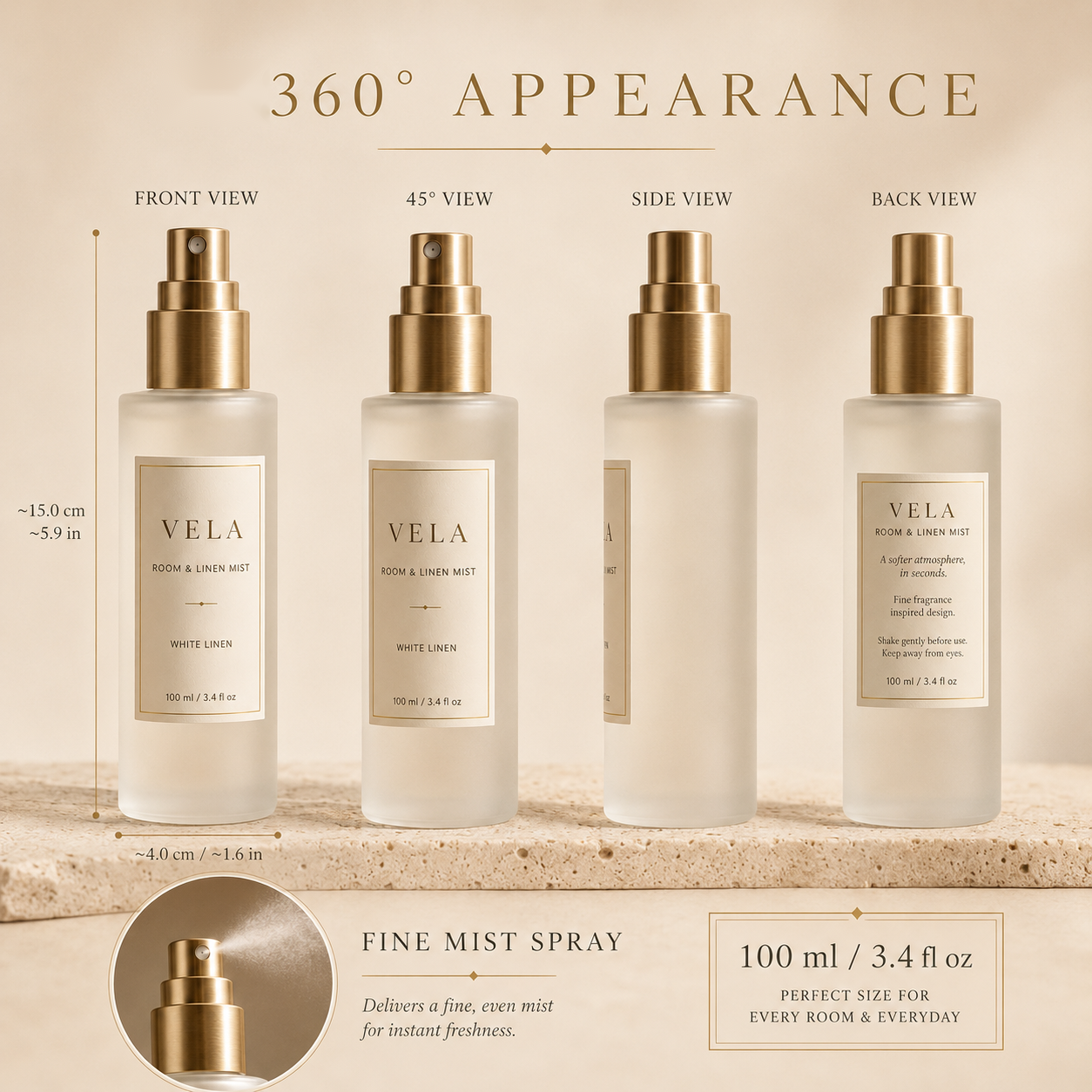 Teravoxa® VELA Room & Linen Mist