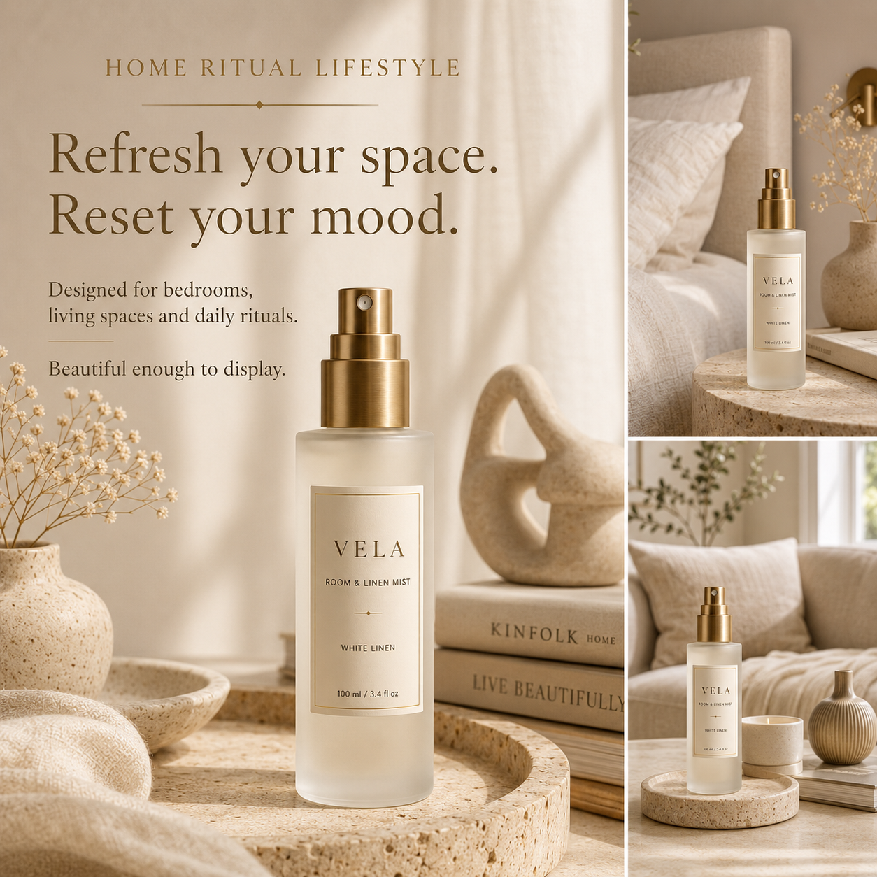 Teravoxa® VELA Room & Linen Mist