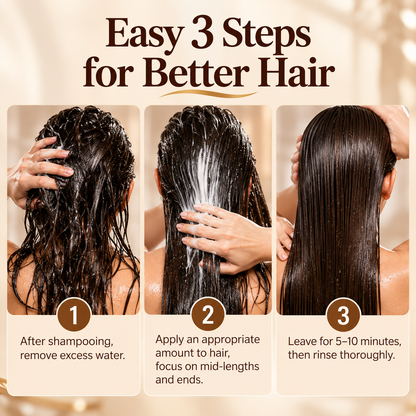 🔥Official Brand Shop |🧴Rolimey® Maca Power Collagen Hair Mask – Deep Repair, Frizz Control & Shine for Dry, Damaged Hair