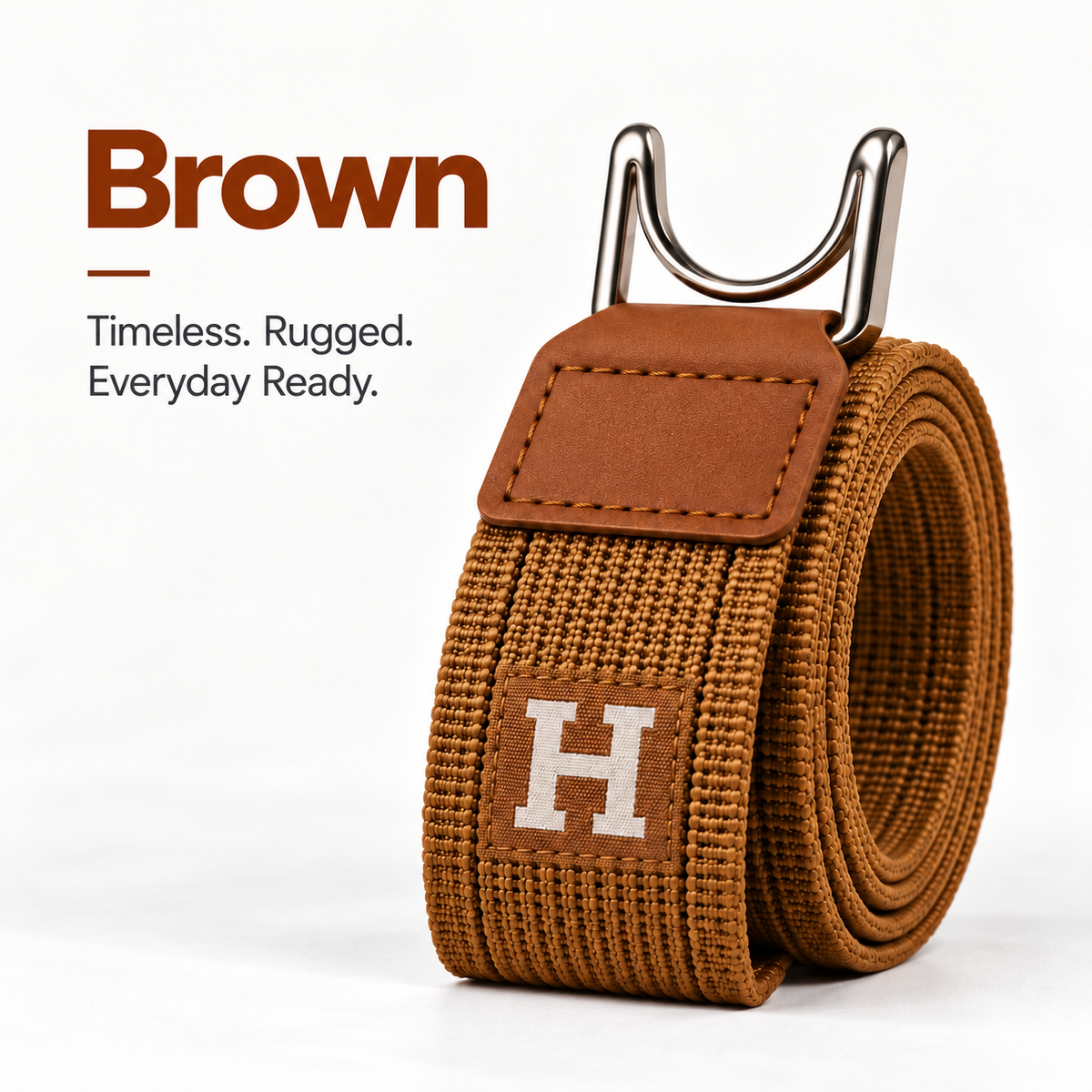🔥 No More Bulky Buckles | Adjustable No-Buckle Elastic Belt with Metal Hook — Stretch Fit for Men & Women