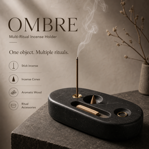 Teravoxa® OMBRE Multi-Ritual Incense Holder